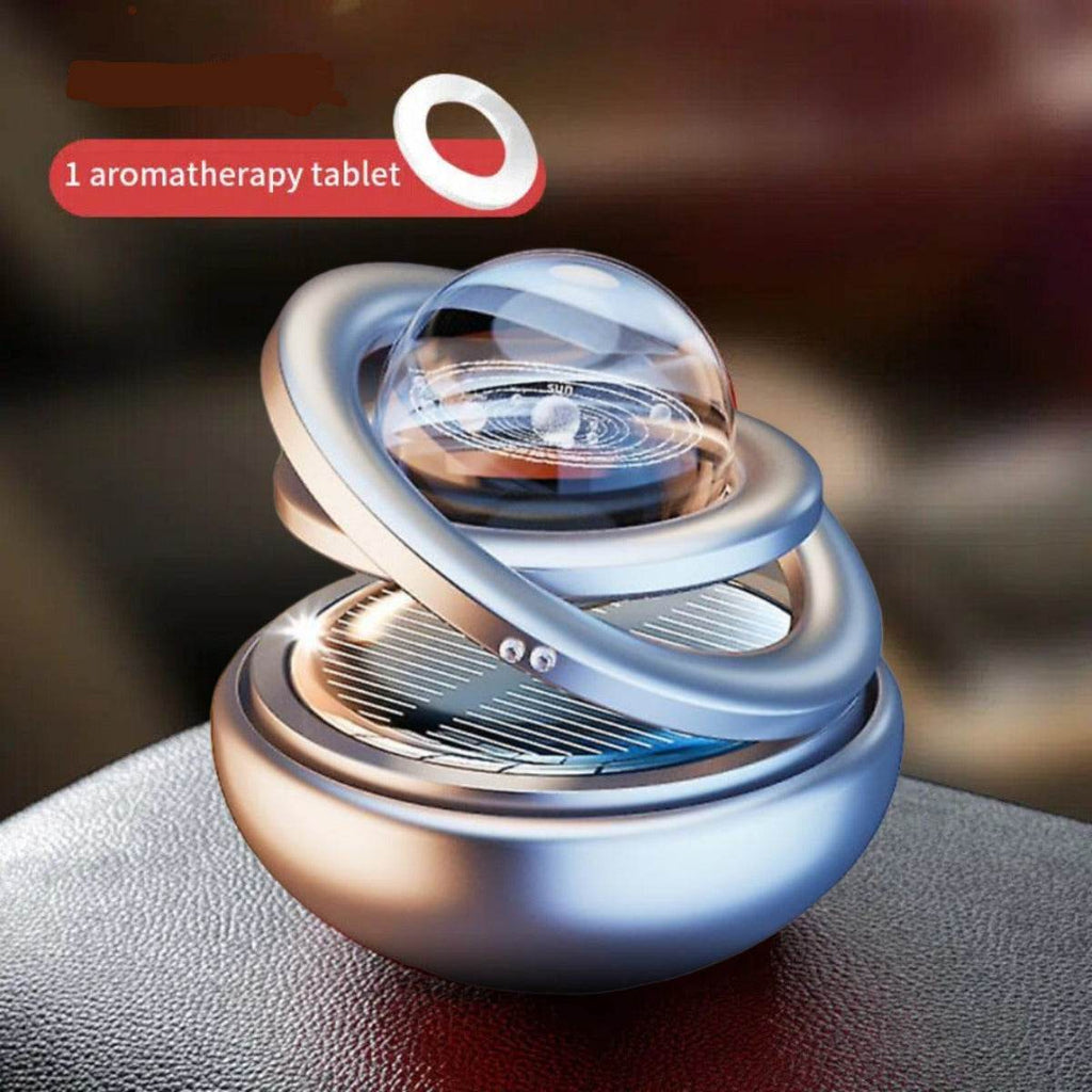 Crystal Star Solar Rotating Car Air Freshener - Raffa Store