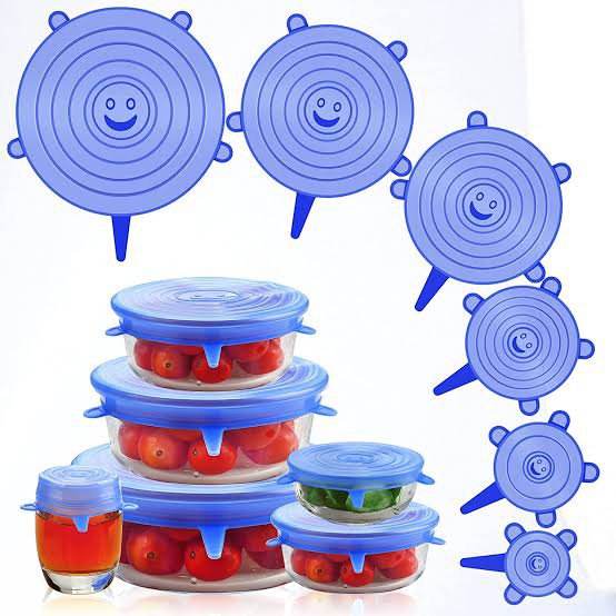 Reusable Silicone Stretch Lids - Raffa Store