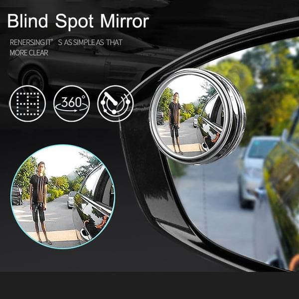 2 Pcs Round Blind Spot Mirrors – Wide-Angle View - Raffa Store