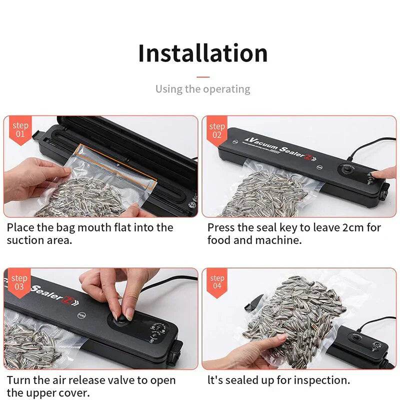 Vacuum Food Sealer Machine - Raffa Store