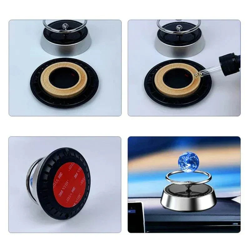 Solar Earth Car Freshener - Raffa Store