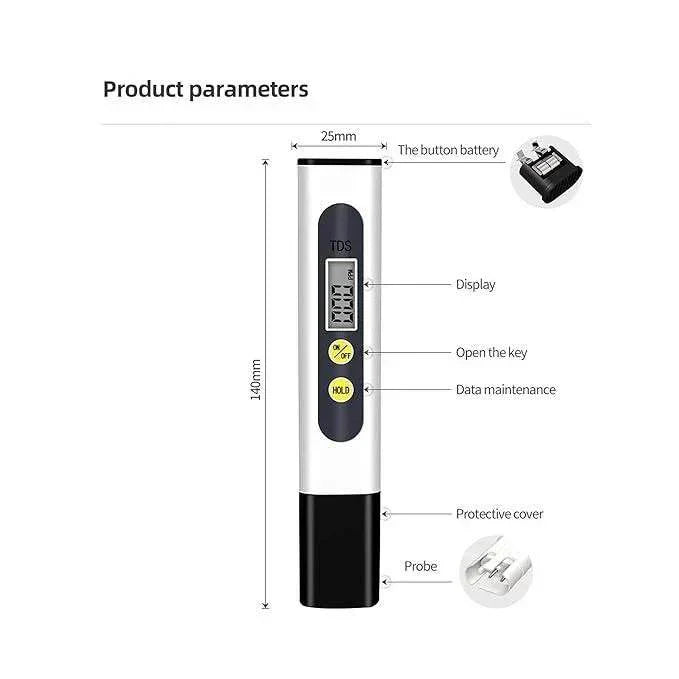Water TDS Meter Tester - Raffa Store