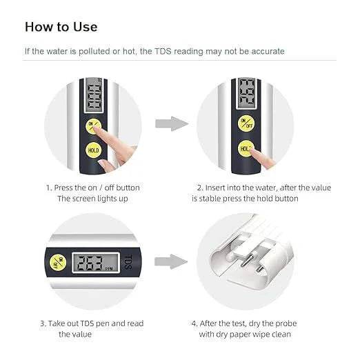 Water TDS Meter Tester - Raffa Store