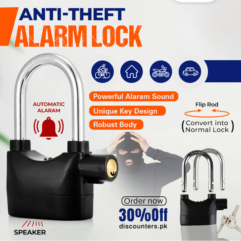 Anti-Theft Alarm Lock