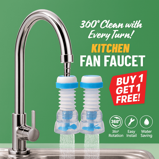 360° Adjustable Fan Faucet – Buy 1 Get 1 FREE! - Raffa Store