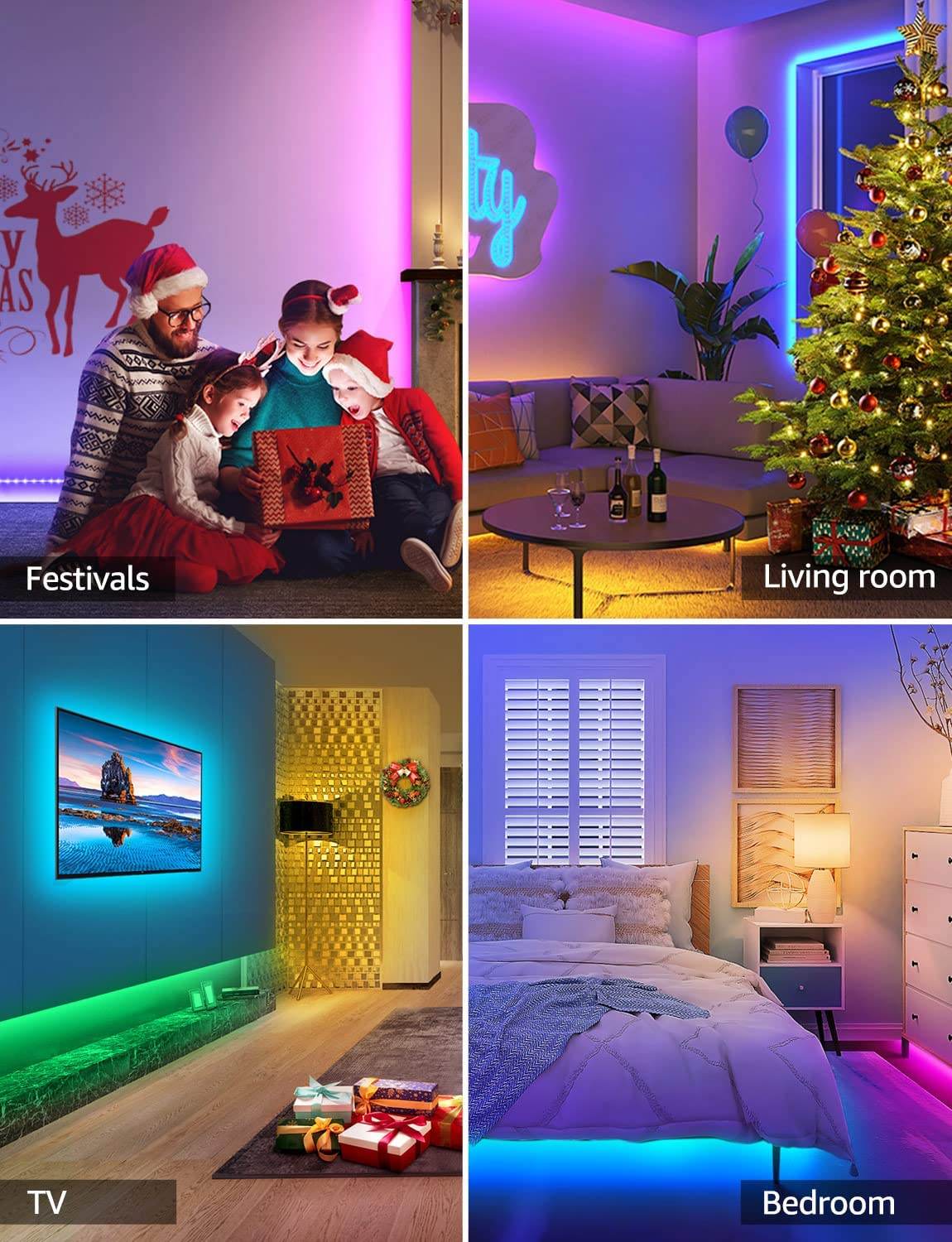Smart RGB LED Strip- App & Voice Control! - Raffa Store