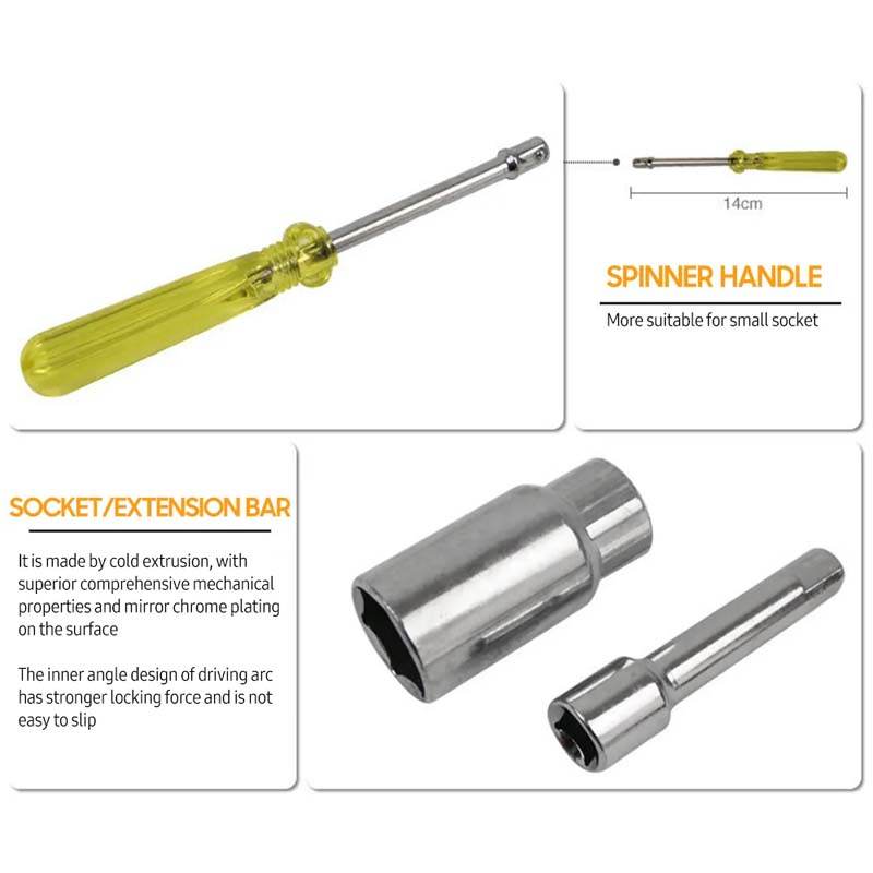 40pcs Combination Socket Wrench Set - Raffa Store