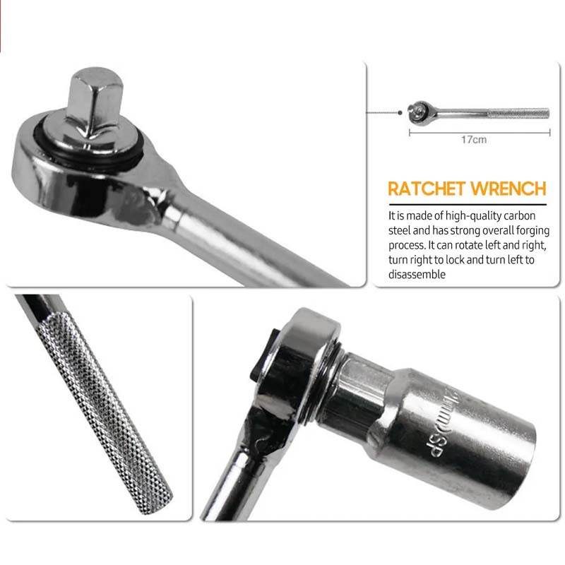 40pcs Combination Socket Wrench Set - Raffa Store