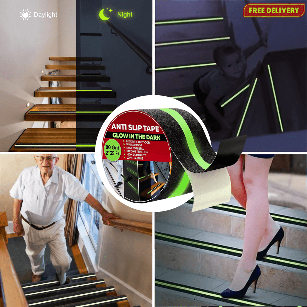 Anti Slip Tape Strong Grip | Waterproof | Glow-in-Dark - Raffa Store