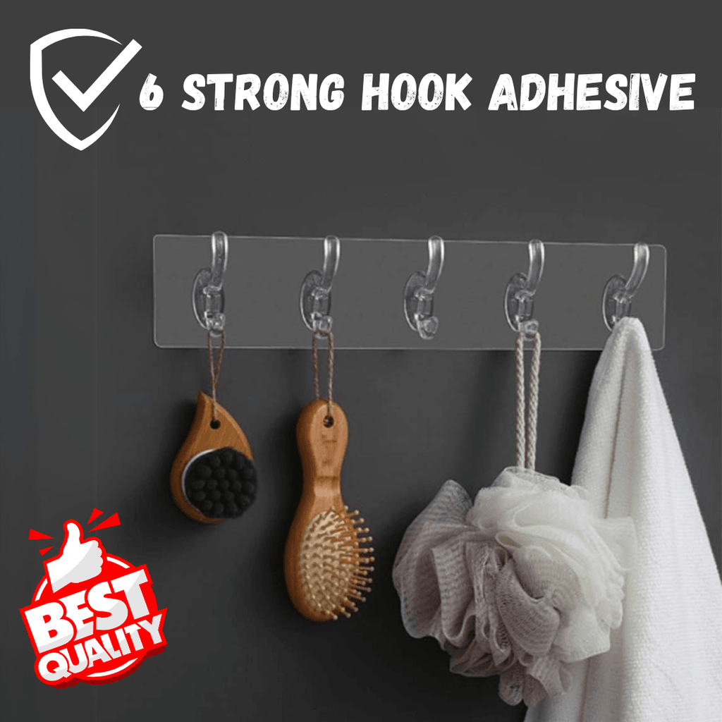 6 Hook Wall Hanger- Heavy Duty - Raffa Store