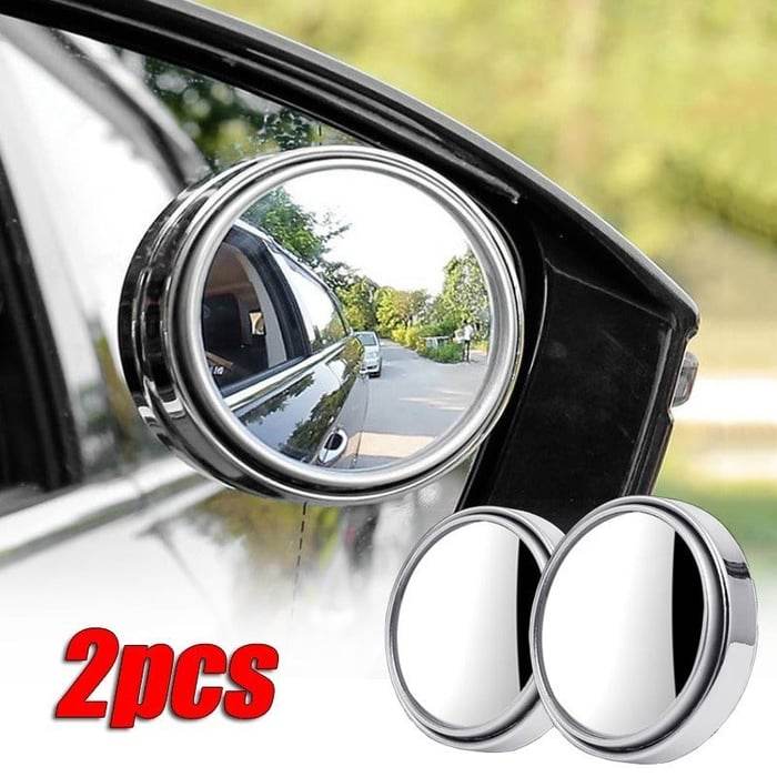 2 Pcs Round Blind Spot Mirrors – Wide-Angle View - Raffa Store