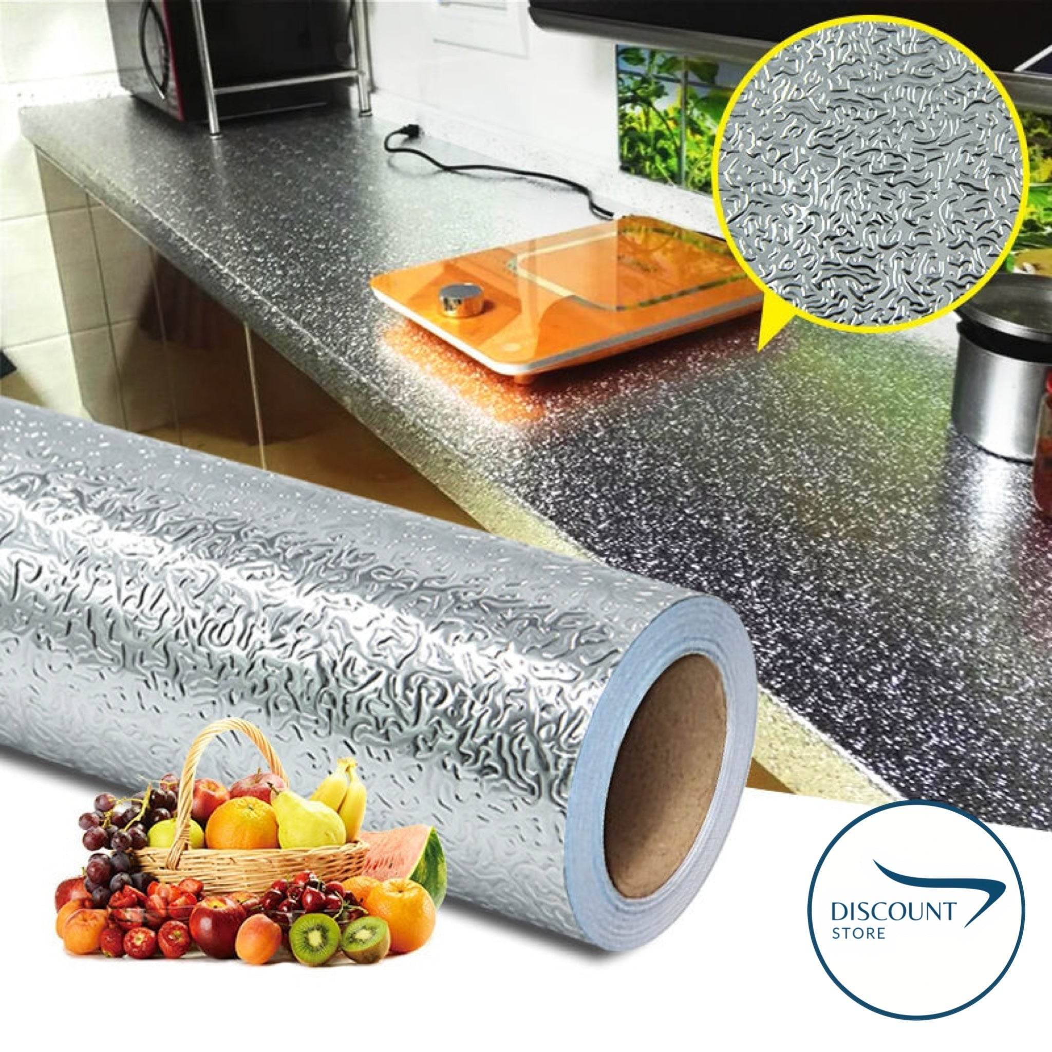 Self Adhesive Kitchen Aluminium Foil Sheet - (IMPORTED) - Raffa Store