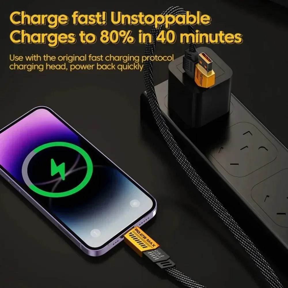🔥4-in-1 USB Charging Cable fast charging MAX 60W - Raffa Store